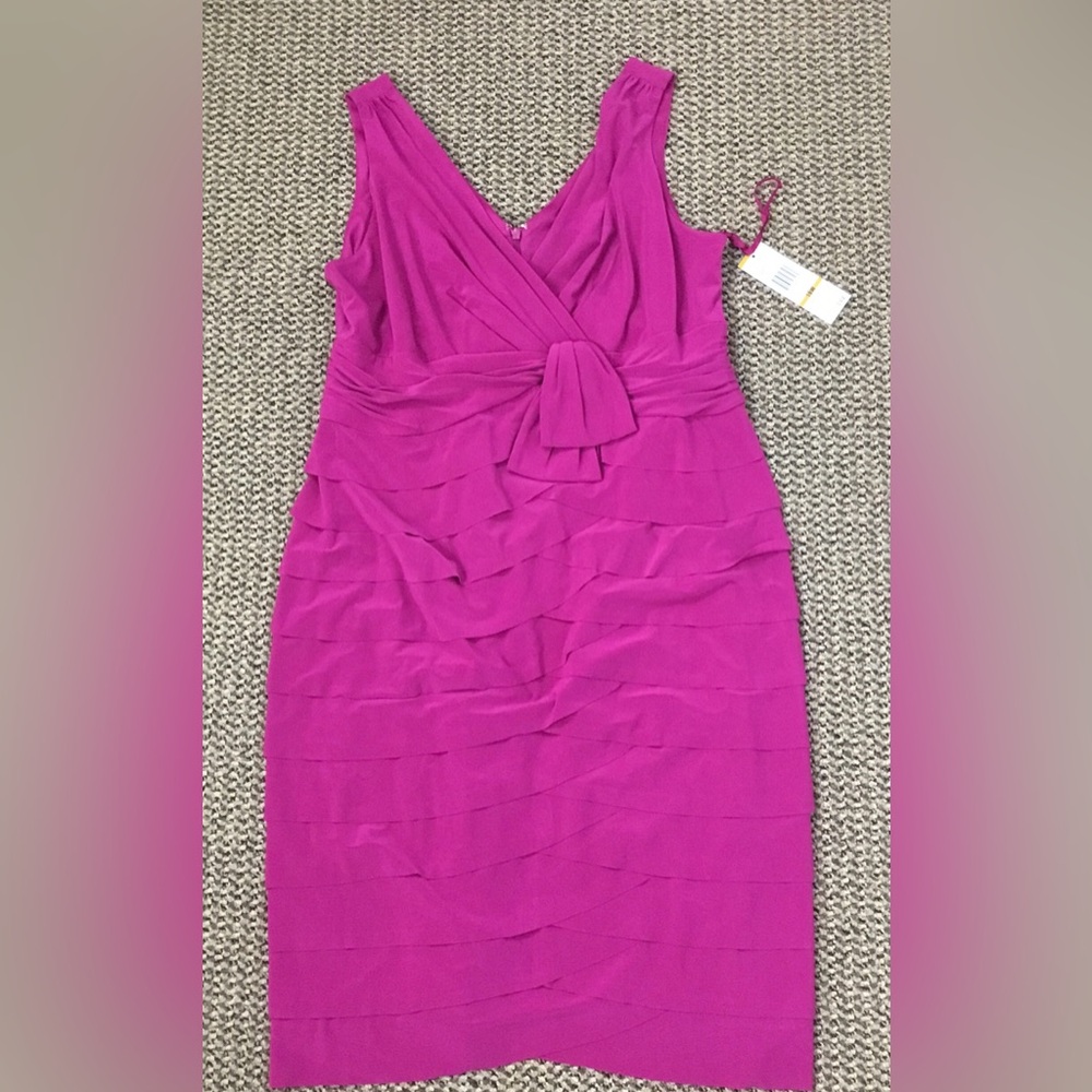 💜SALE💜 NWT Jones New York Sleeveless tiered Ruffle Drees Size 16W